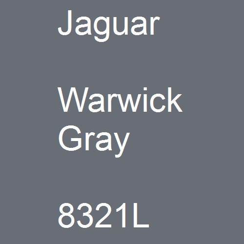 Jaguar, Warwick Gray, 8321L.